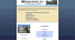 Desktop Screenshot of 3dappraisals.com